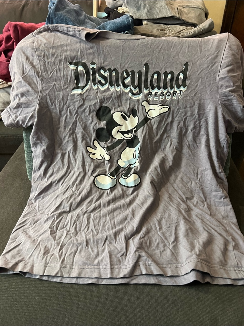 Disney Mickey Mouse Graphic Tee - Gray